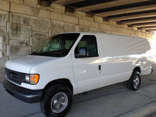 7.3! 2003 ford e-350 wagon super duty extended cargo van 7.3 liter turbo diesel!