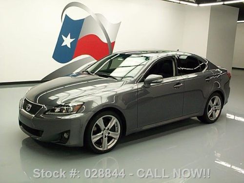 2012 lexus is350 climate seats sunroof nav rear cam 29k texas direct auto