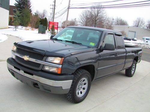 Ready to work! warranty ! extended cab 4x4 long bed!just serviced !no reserve!05