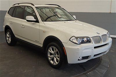 2010 bmw x3-bmw certified w/ bmw maintenance plan-navigation-clean carfax