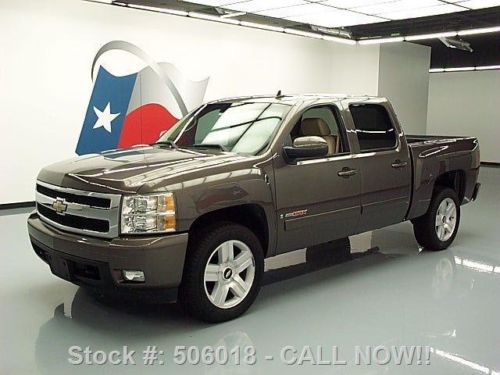 2007 chevy silverado ltz crew vortec max leather 20&#039;s texas direct auto