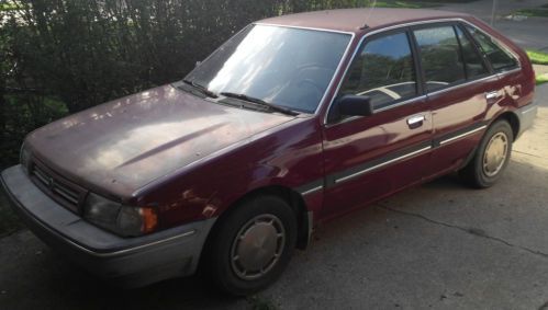 1989 mercury tracer base hatchback 4-door 1.6l