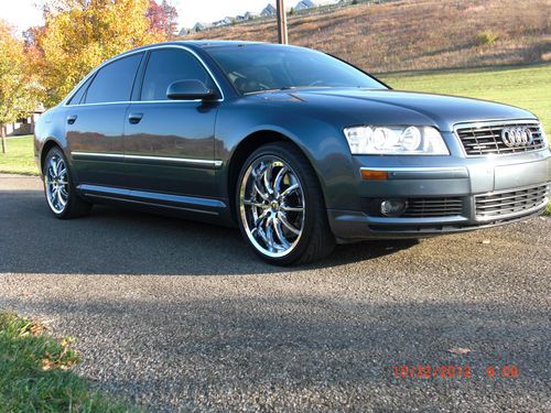 Audi a8 quattro only 66k miles 20" chrom wheels nav sunroof hot seats no reserve