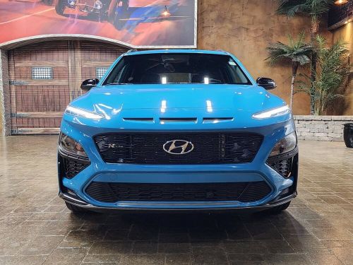 2022 hyundai kona n-line awd! blue wave color!!  carplay &amp; android a