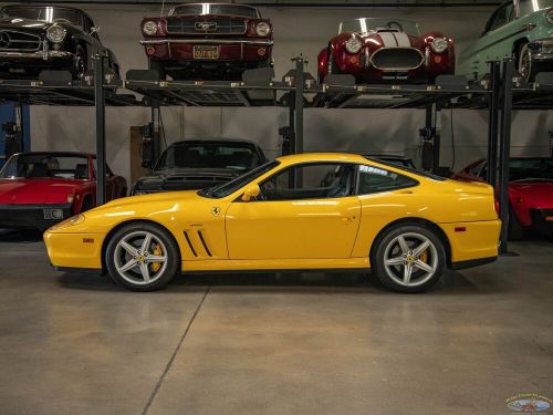 2002 ferrari 575m maranello with 7k miles in fly yellow maranello