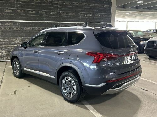 2021 hyundai santa fe hybrid blue