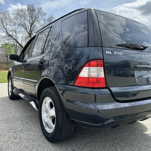 2004 mercedes-benz m-class 3.5l low 25k miles 1 owner 4wd suv loaded!!