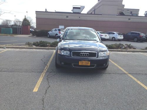 Audi a4 b6 1.8t quattro blue grey interior low miles stick 6spd