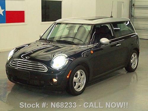 2008 mini cooper clubman auto pano sunroof leather 39k texas direct auto