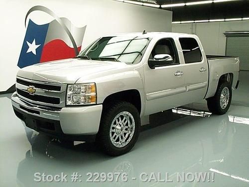 2010 chevy silverado lt texas ed crew 6-pass 20's 69k texas direct auto