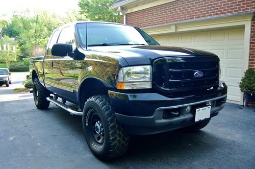 2003 f250 7.3l powerstroke turbodiesel xlt 4wd supercab pickup truck; no reserve