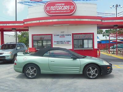 2003 mitsubishi eclypse spyder - cold a/c - convertible - no reserve!