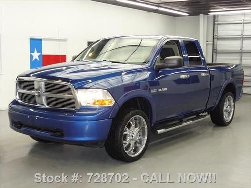 2009 dodge ram slt sport quad 4x4 hemi 22" wheels 62k texas direct auto