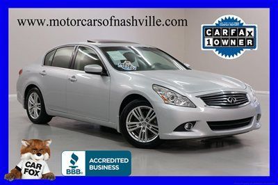 7-days *no reserve* '11 g37 journey auto bose xenon warranty back-up bluetooth