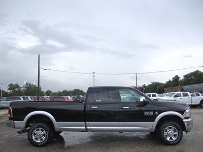 Brand new sleek black 2013 ram 2500 laramie crew cab diesel pick up truck