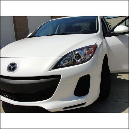 2012 mazda 3 white sedan 2.0l (simular to huyndai elantra, honda civic)