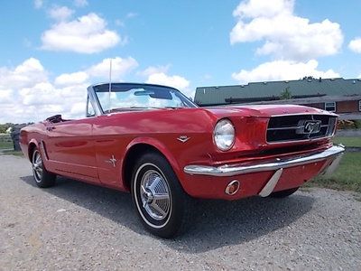 1965 ford mustang convertible, 289 at, all orig, 80 k act mi.