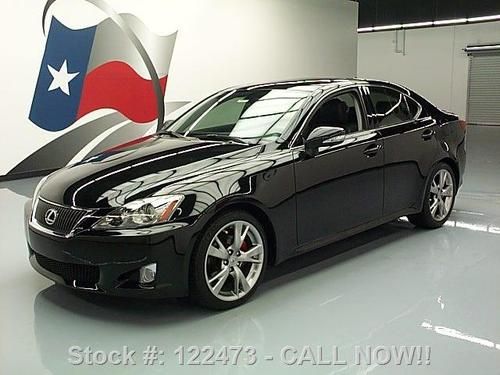 2010 lexus is250 climate seats sunroof nav rear cam 34k texas direct auto