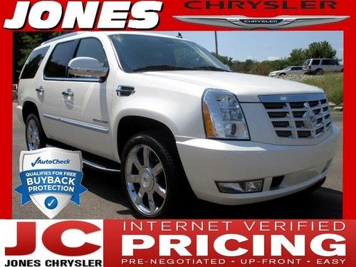 2011 cadillac escalade awd luxury collection - white diamond tricoat