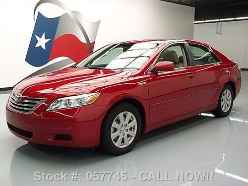 2008 toyota camry hybrid sunroof nav htd leather 80k mi texas direct auto