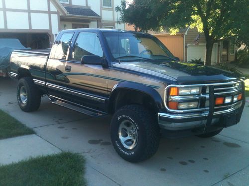 1998 chevrolet k1500 4x4 silverado extended cab pickup 3-door 5.7l