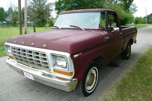 1979 ford f-100 shortbed truck custom  302/2v 3-speed all original