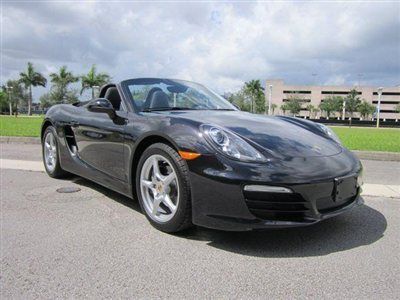 2013 porsche boxster black black 1 owner clean nav satellite usb heated seats bl