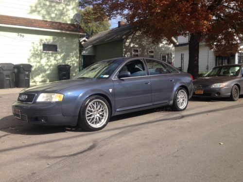 2001 audi a6 quattro base sedan 4-door 4.2l v8 clean carfax nav no reserve l@@k