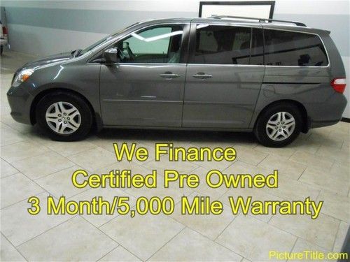 07 odyssey ex-l leather gps navi tv dvd rear camera warranty finance 3rd seat