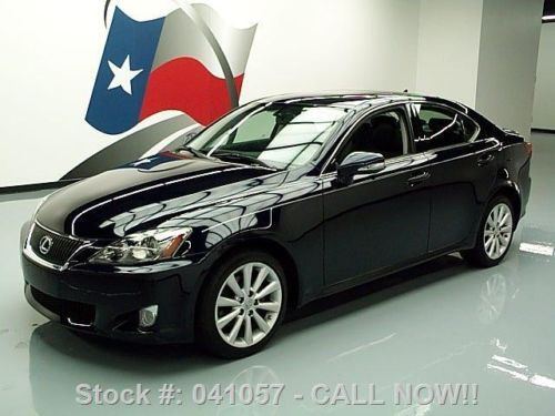 2010 lexus is 250 awd auto sunroof climate leather 24k texas direct auto