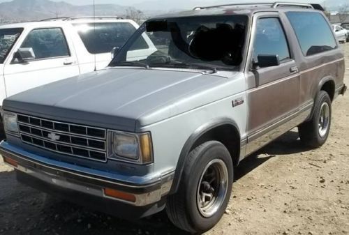 1989 chevrolet s 10 blazer