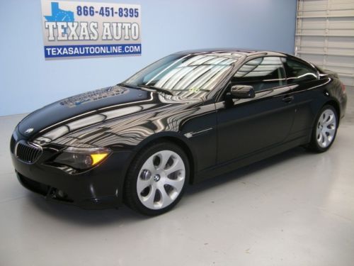 We finance!!!  2007 bmw 650i sport pano roof nav heated leather sat texas auto