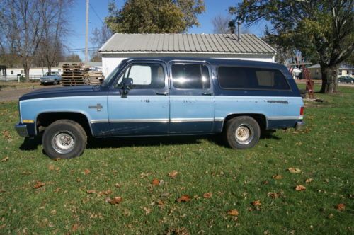 1987 chevy suburban 1/2 ton 2 wheel drive