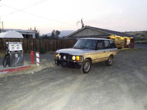 Classic 1988 land rover rang rover