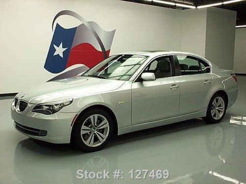 2010 bmw 528i sedan auto sunroof leather xenon 36k mi!! texas direct auto