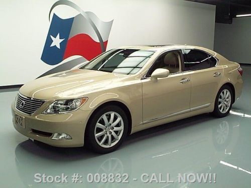 2007 lexus ls460 sunroof vent seats nav rear cam 47k mi texas direct auto