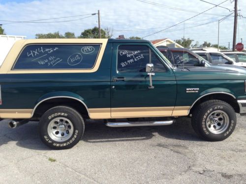 1990 ford bronco eddie bauer sport utility 2-door 5.8l