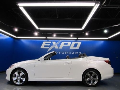 Lexus is350c convertible low miles 8k navigation rear view camera