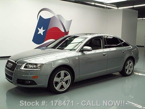 2008 audi a6 3.2 s-line sunroof heated leather nav 44k! texas direct auto