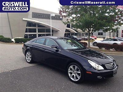 Mercedes benz cls 550 blue amg wheels nav loaded one owner leather sunroof