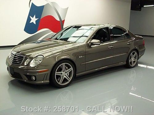 2008 mercedes-benz e63 amg sunroof nav paddle shift 45k texas direct auto