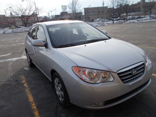 Hyundai elantra gls 2007, silver sedan, 2.0l manual trans.