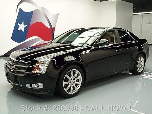 2008 cadillac cts 3.6 sedan pano sunroof nav xenons 15k texas direct auto