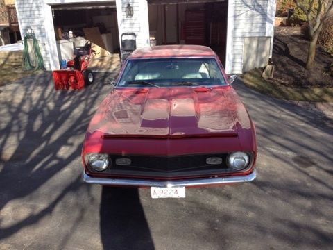 1968 camaro red