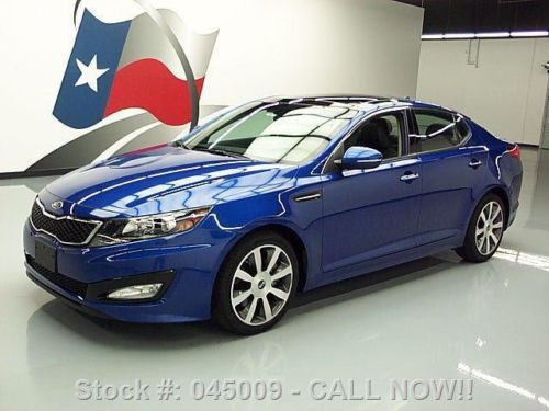 2012 kia optima sx turbo dual sunroof nav rear cam 24k texas direct auto