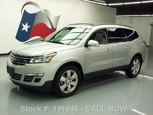 2013 chevy traverse ltz dual sunroof nav rear cam 19k texas direct auto