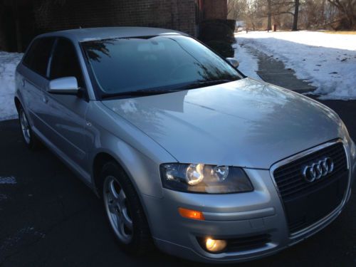 2006 audi a3 base hatchback 2.0l turbo 6-spd manual leather loaded cln. carfax