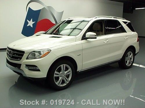 2012 mercedes-benz ml350 4matic awd diesel sunroof nav texas direct auto