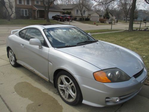 2003 hyundai tiburon gt coupe 2-door ***rare 6-spd manual!***