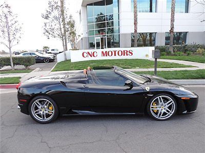 2006 ferrari f430 430 spider f1 / f-1 / nero / loaded / 10 in stock / also 2007